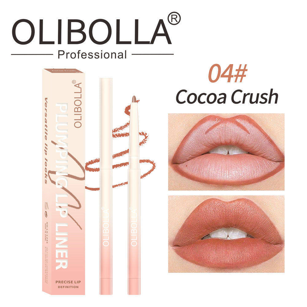 OLIBOLLA 8 Colors Matte Lip Liner Waterproof Long Lasting Lip Pencil