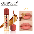 OLIBOLLA Matte Gold Peel-off Lip Liner Gloss Waterproof Long-lasting