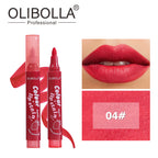 OLIBOLLA 6 Colors Matte Lip Liner Lipstick Long Lasting No Fade