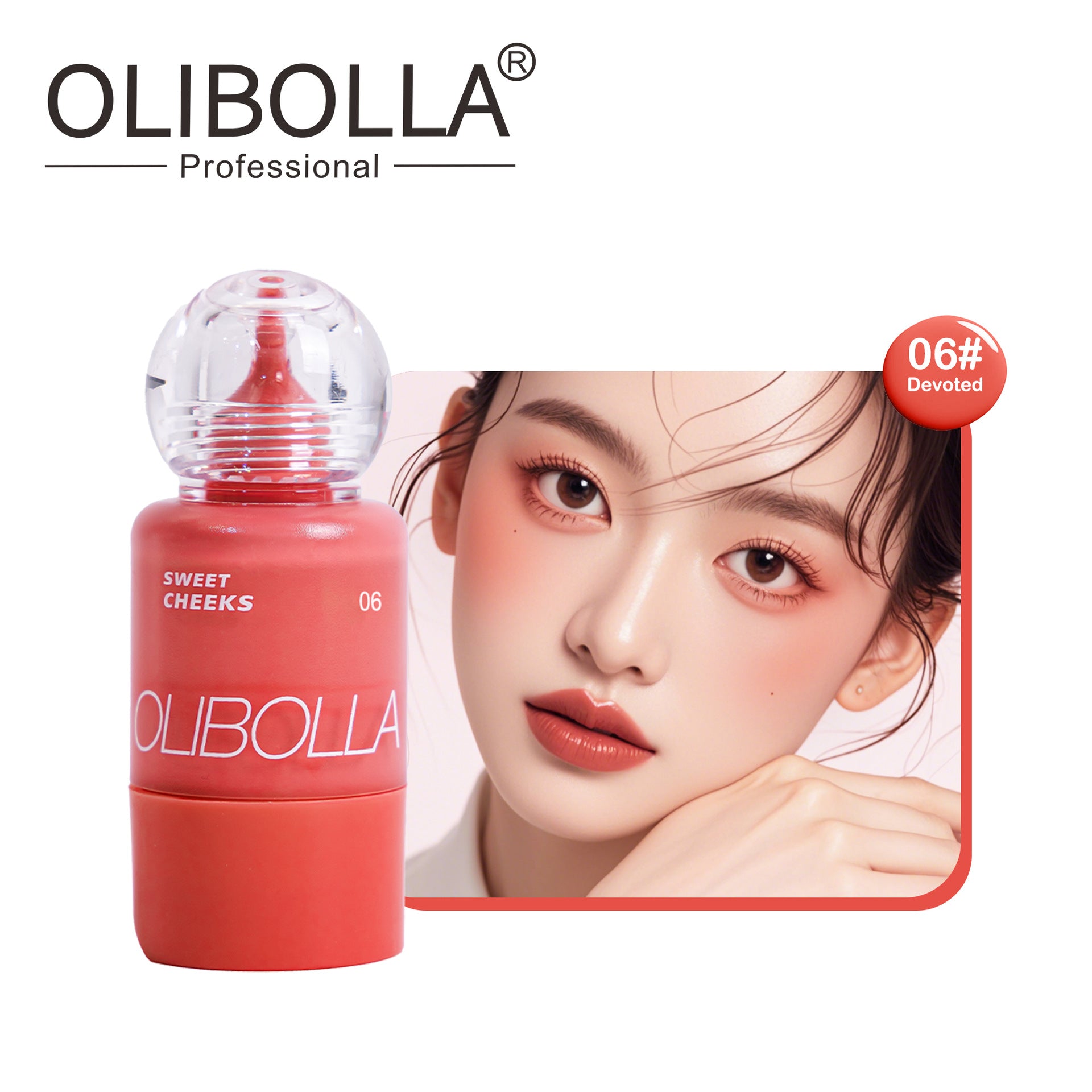 OLIBOLLA Press-type Liquid Blush Korean Natural Makeup