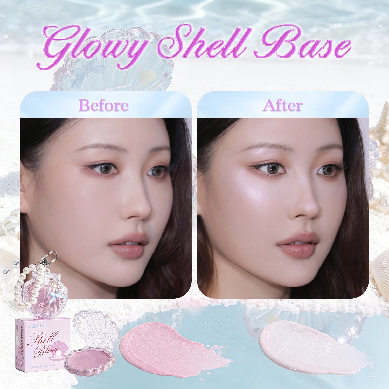OLIBOLLA Light Stereo Blush & Highlighter Powder