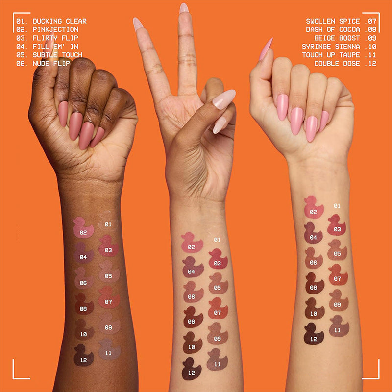 XNX New 12 Colors Retractable Lip Liner, Lipstick & Outline Lip Pencil