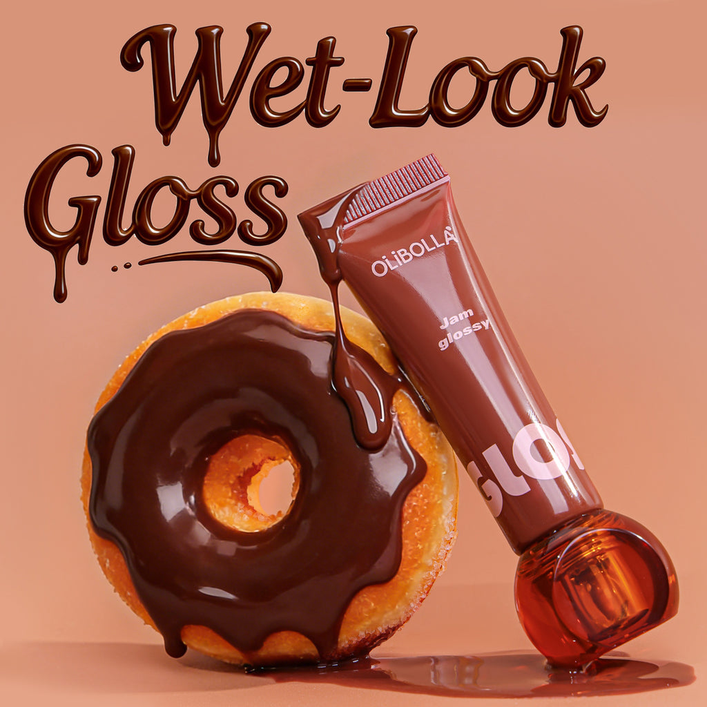 OLIBOLLA Jam Lip Glaze, Glossy Glass Lip Tint