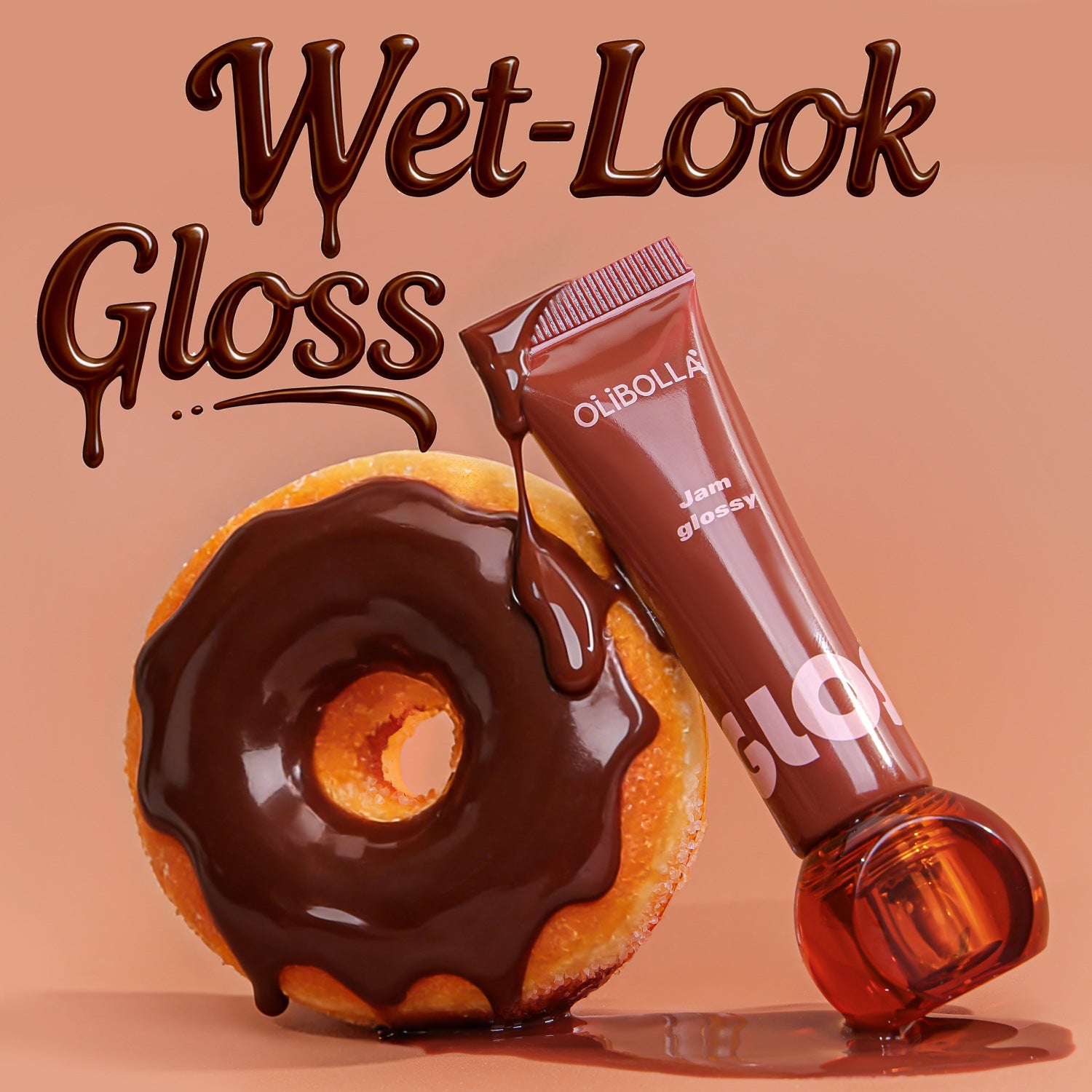 OLIBOLLA Jam Lip Glaze, Glossy Glass Lip Tint