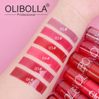 OLIBOLLA Glowing Mirror Lip Gloss Large Brush Natural Look Lipstick