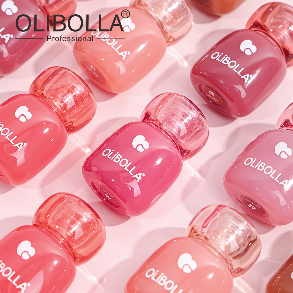 OLIBOLLA 6 Colors Mirror Gloss Lock Color Non-stick Lip Glaze