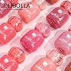 OLIBOLLA 6 Colors Mirror Gloss Lock Color Non-stick Lip Glaze
