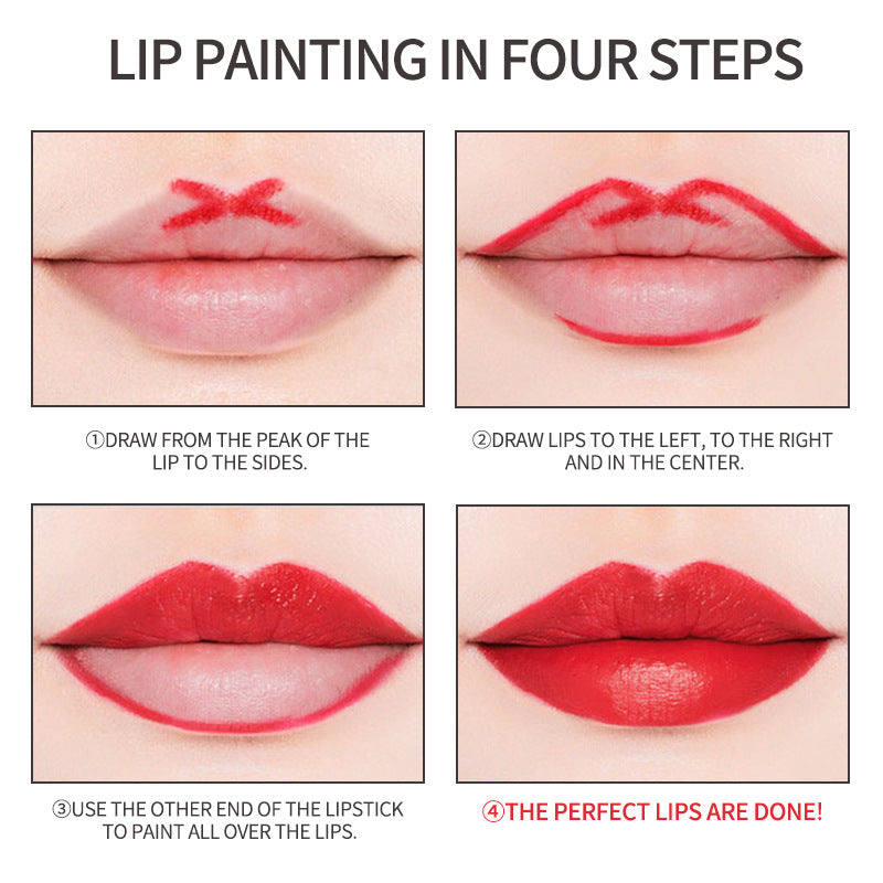 OLIBOLLA 24 Colors Double-ended Lipstick Liner Shimmer Waterproof