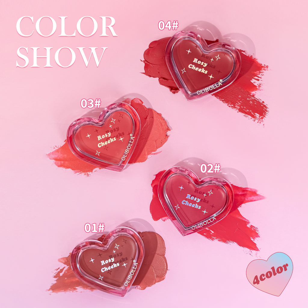 OLIBOLLA Hydrating Blush Cream Dual-use Long Lasting Rouge