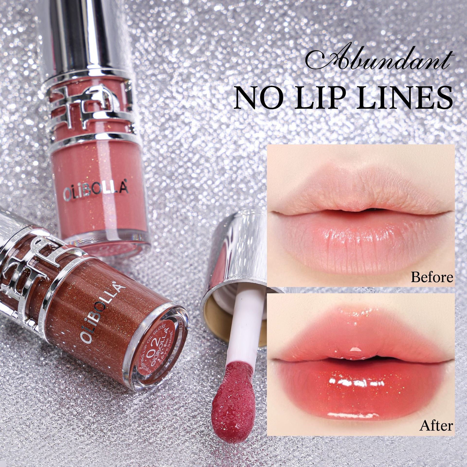 Shimmering Mirror Lip Glaze, Glossy Jelly Lip Tint
