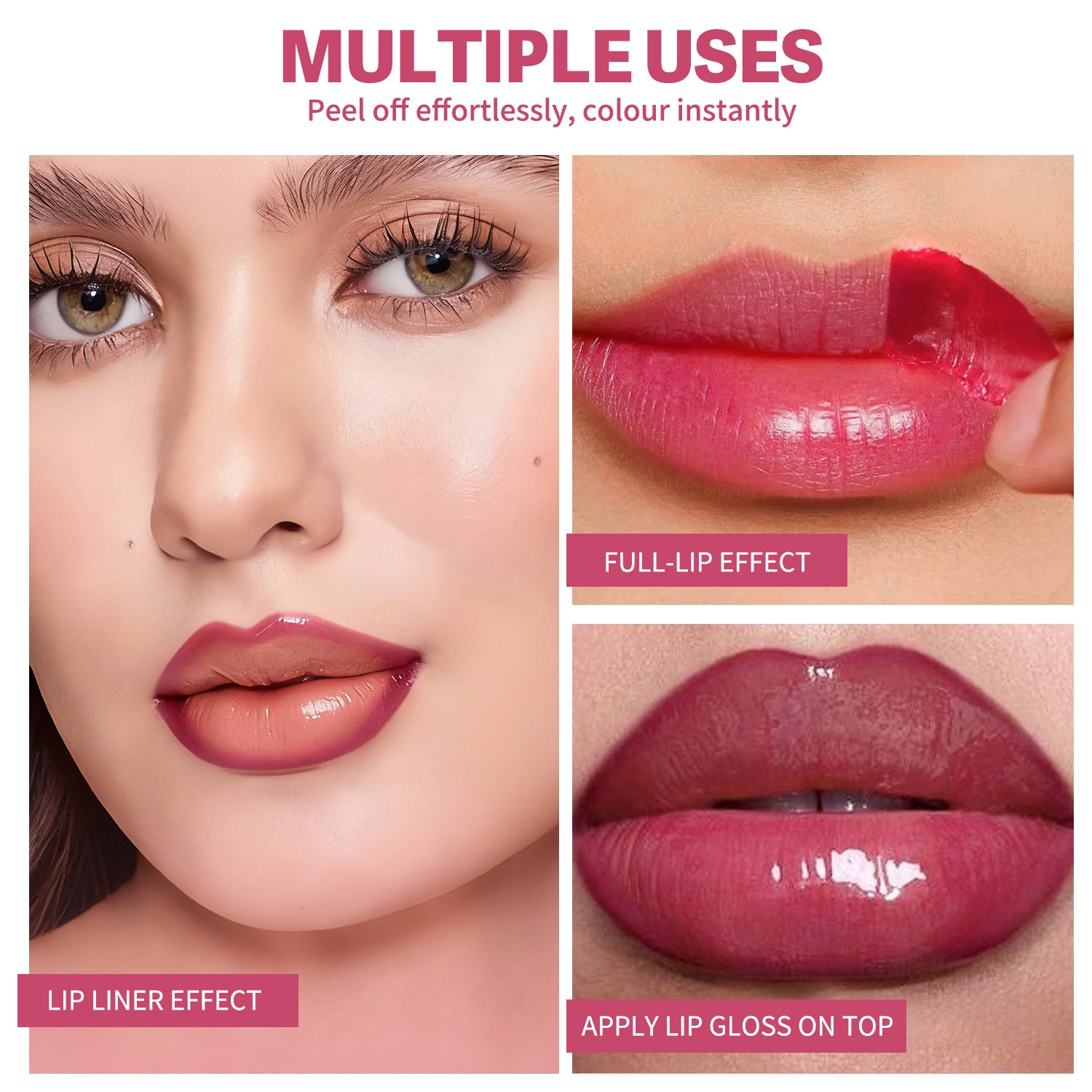 Olibolla 8 Colors Matte Lip Gloss Long-lasting Lip Liner