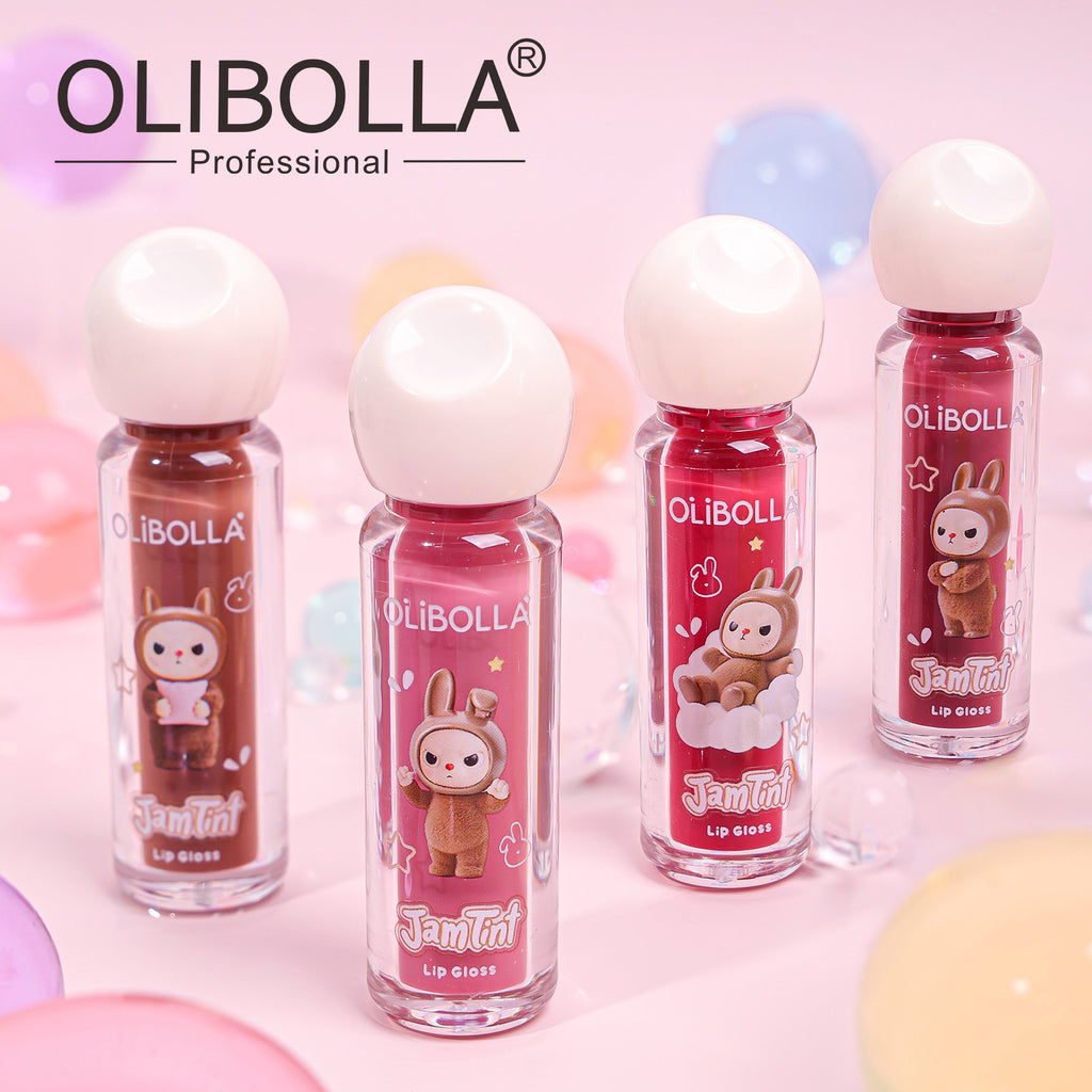 Labubu Glossy Moist Lip Gloss Easy Color Long Lasting Lipstick