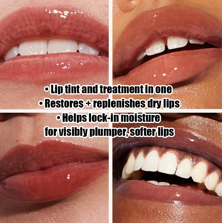 OLIBOLLA Peptide Lip Gloss, Liquid Lip Honey, Watery Lip Glaze, Lipstick