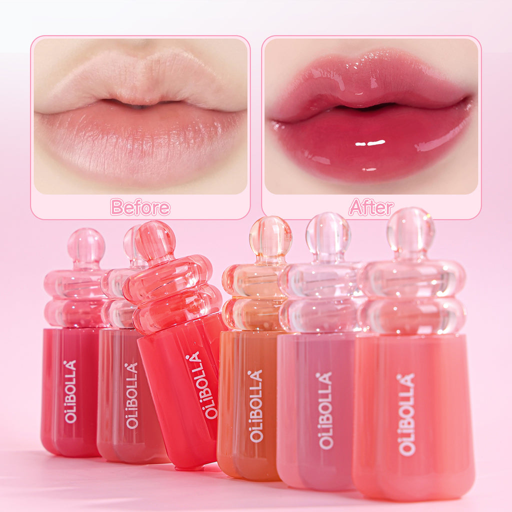 OLIBOLLA Mirror Lip Glaze 24H Long-lasting 6 Colors