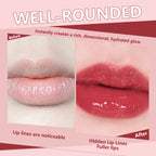 6 Colors Glossy Lip Glaze Non-stick Cup Plump Lip Fade-proof Lipstick