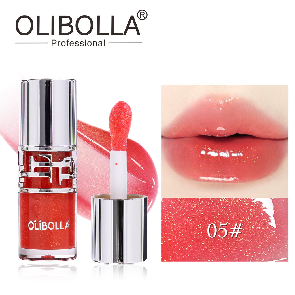 Shimmering Mirror Lip Glaze, Glossy Jelly Lip Tint