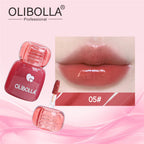 OLIBOLLA 6 Colors Mirror Gloss Lock Color Non-stick Lip Glaze