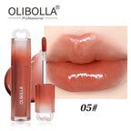 OLIBOLLA Mirror Gloss Lip Glaze Non-stick Liquid Lipstick