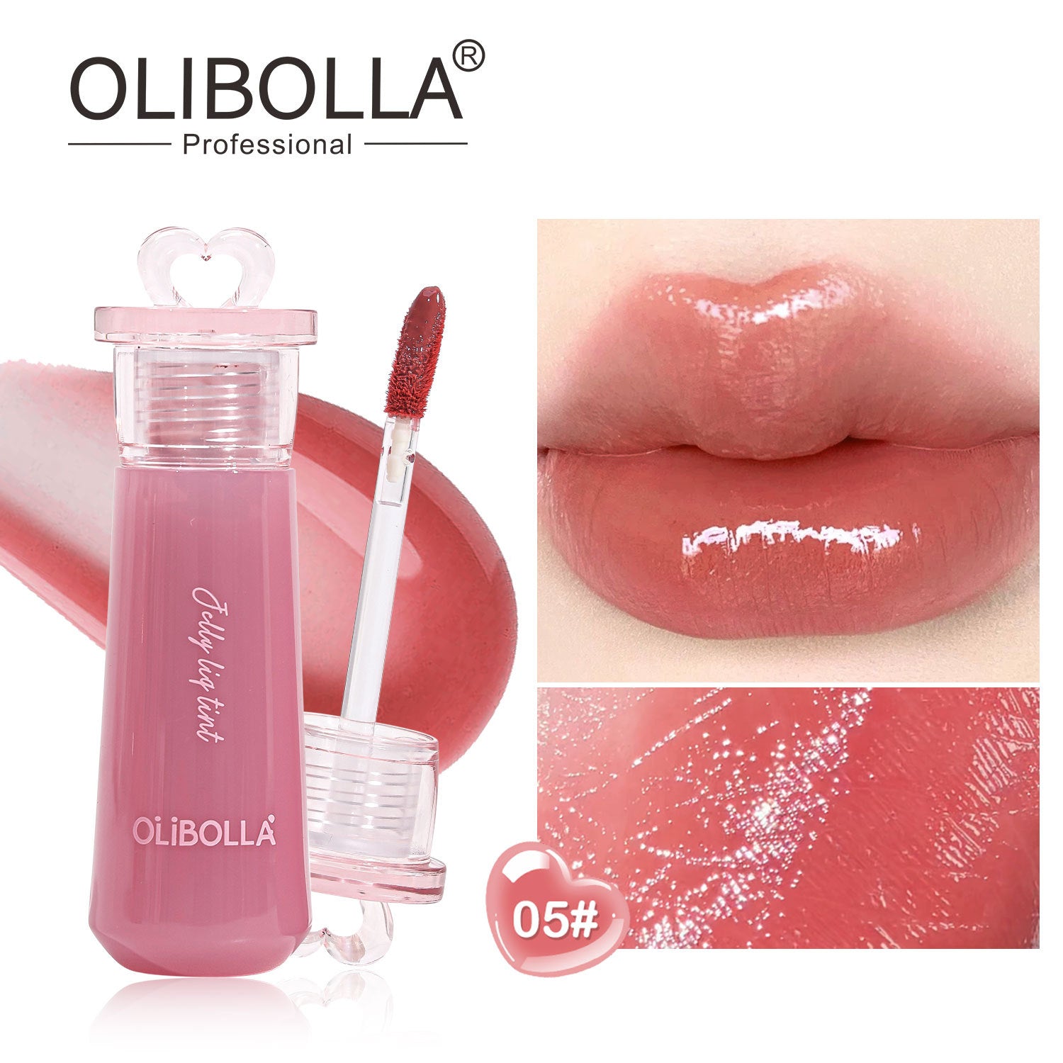 Jelly Glossy Lip Glaze Color-lock Non-stick Cup Moisturizing Glass Lip Gloss