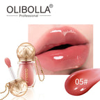 OLIBOLLA Retro Round Lip Gloss 6 Colors Hydrating Plumping