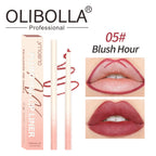 OLIBOLLA 8 Colors Matte Lip Liner Waterproof Long Lasting Lip Pencil