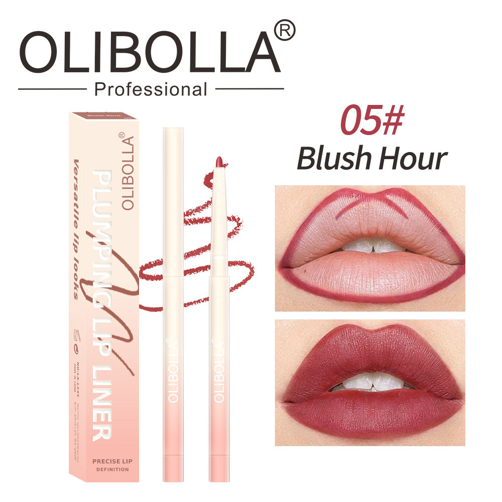 OLIBOLLA 8 Colors Matte Lip Liner Waterproof Long Lasting Lip Pencil