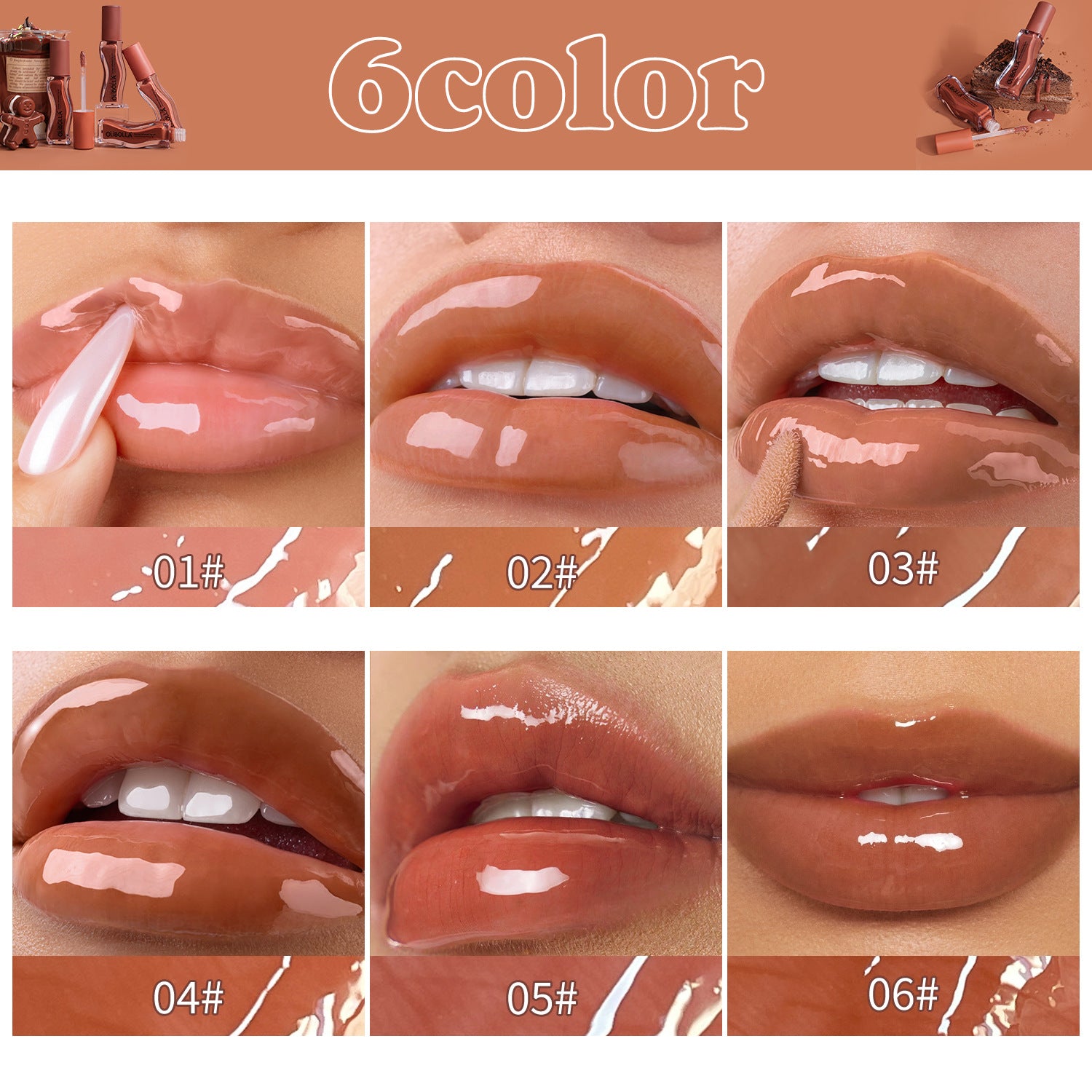 OLIBOLLA Ice Cream Flavor Lip Oil & Gloss