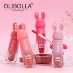 OLIBOLLA Rabbit Jelly Mirror Lip Gloss Non-stick Fade-proof
