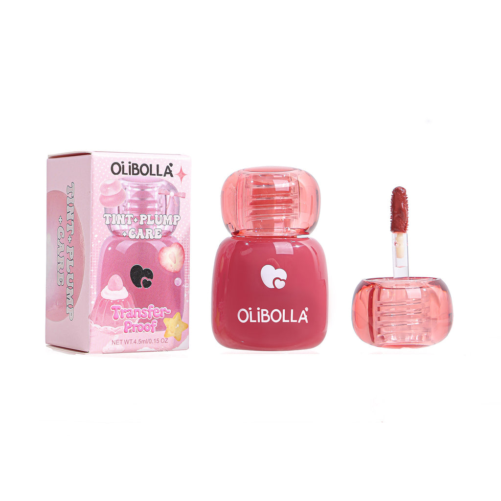 OLIBOLLA 6 Colors Mirror Gloss Lock Color Non-stick Lip Glaze