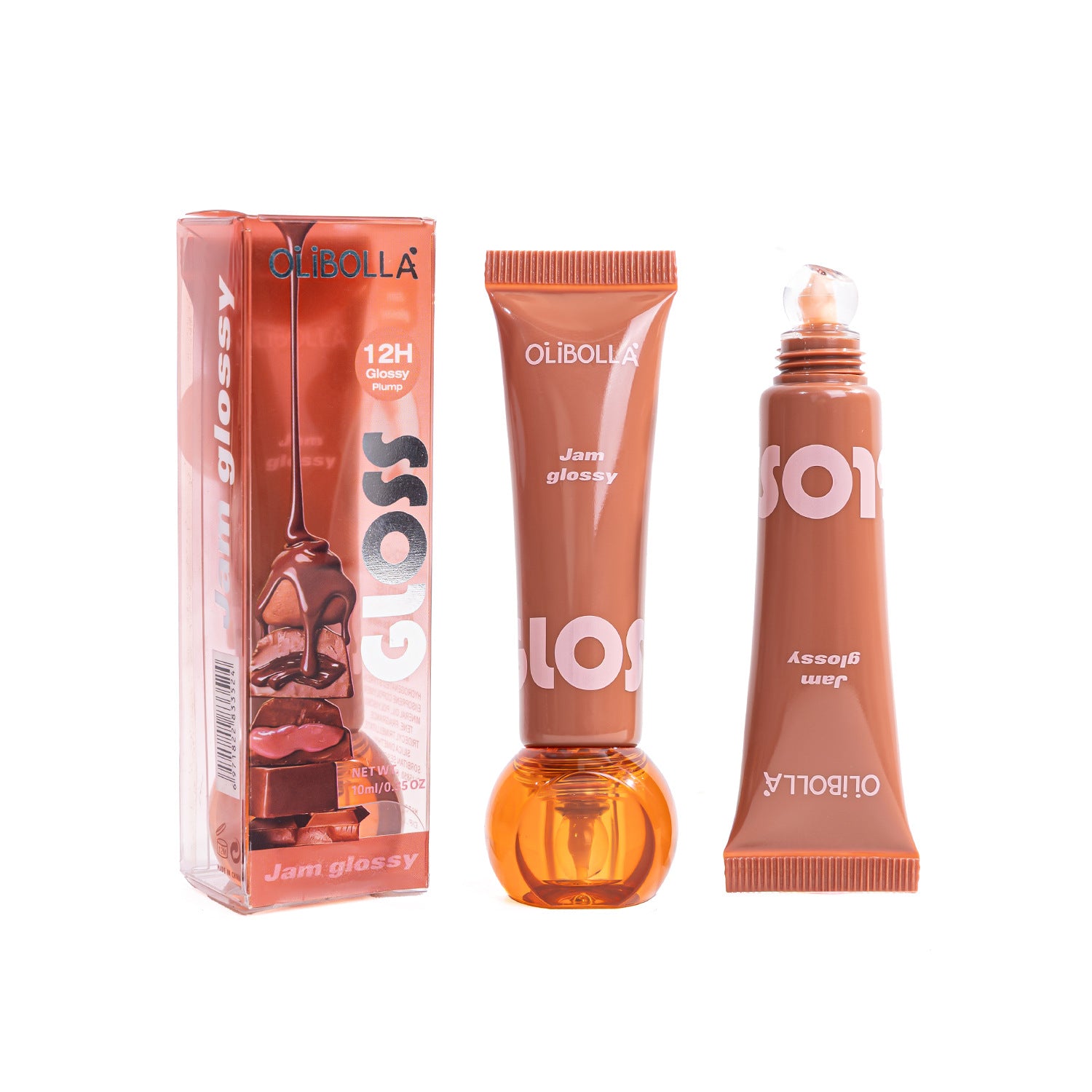 OLIBOLLA Jam Lip Glaze, Glossy Glass Lip Tint