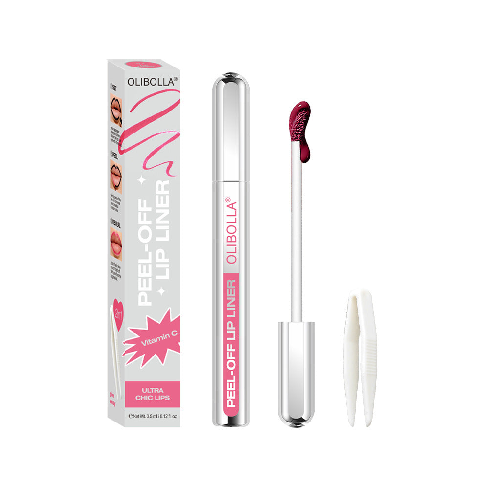 OLIBOLLA 5 Colors Peel-off Lip Liner Matte Waterproof Lip Gloss