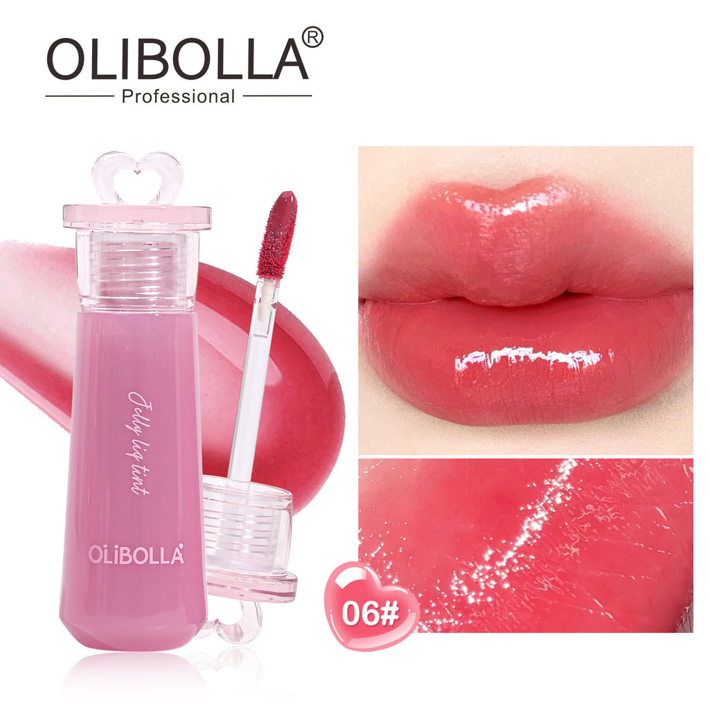 Jelly Glossy Lip Glaze Color-lock Non-stick Cup Moisturizing Glass Lip Gloss