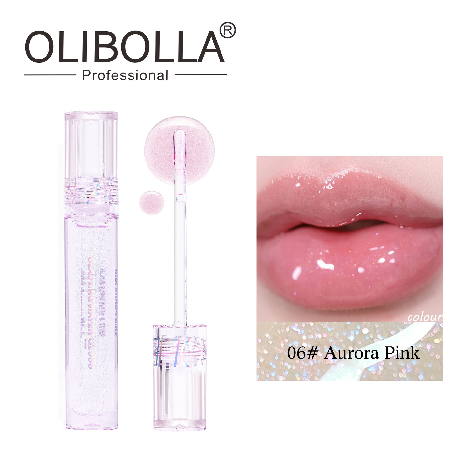 6 Colors Shiny Gloss Lip Glaze Moisturizing Non-stick Cup Lipstick