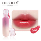 OLIBOLLA 6 Colors Mirror Gloss Lip Glaze Non-stick Cup
