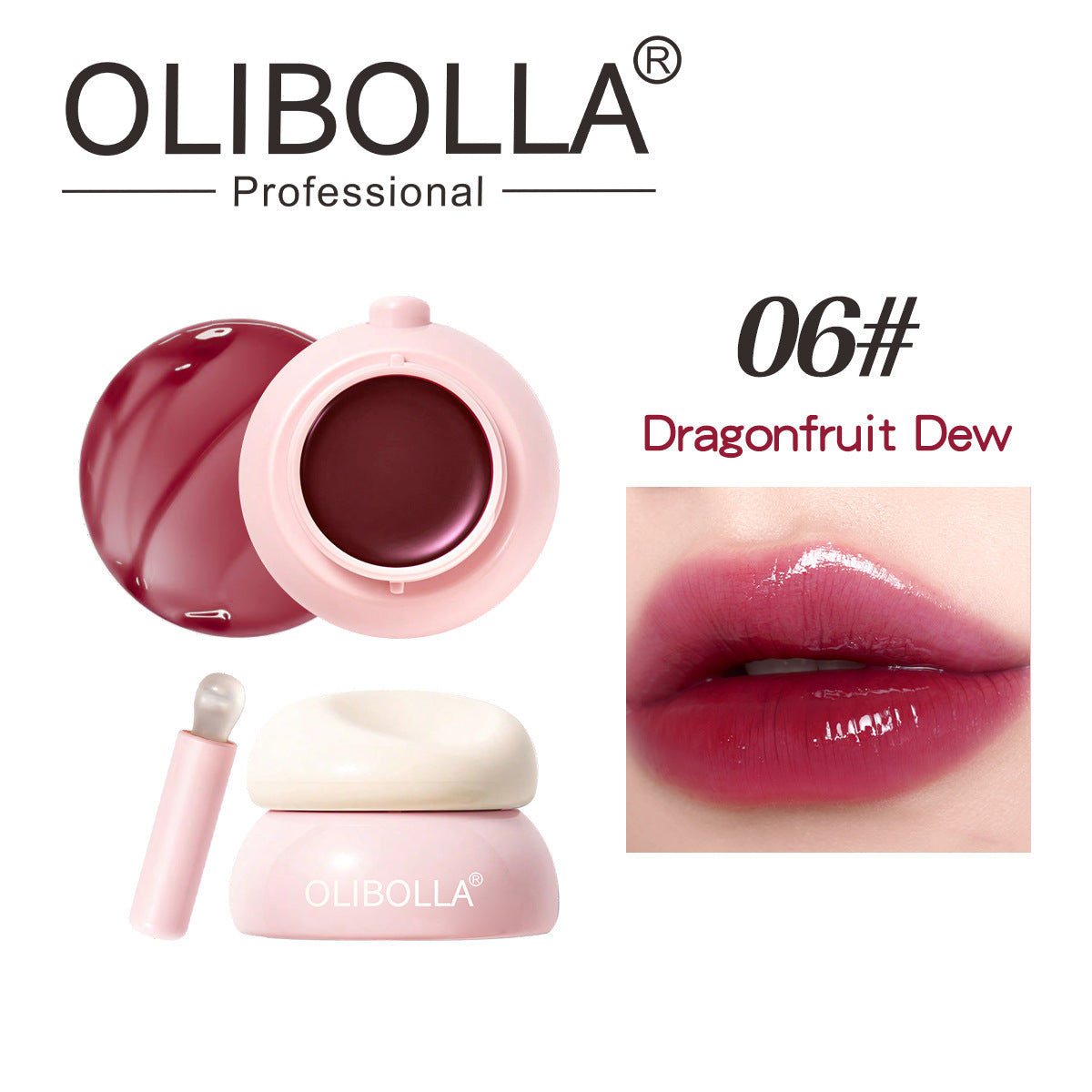 "OLIBOLLA Hydrating Jelly Lip Pot Gloss        "