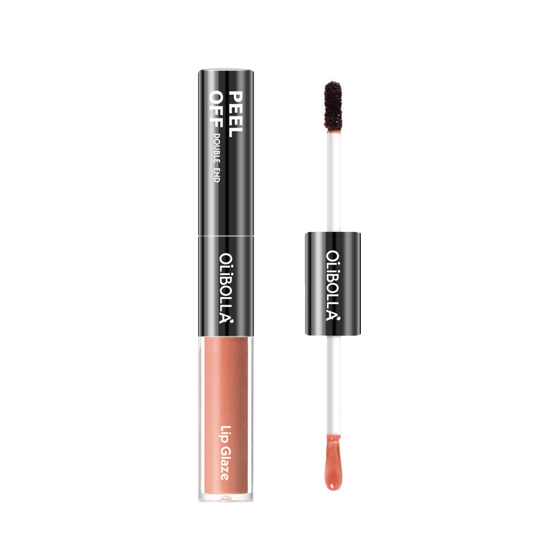 OLIBOLLA Double-ended Peel-off Lip Gloss Waterproof Long-lasting Lip Liner