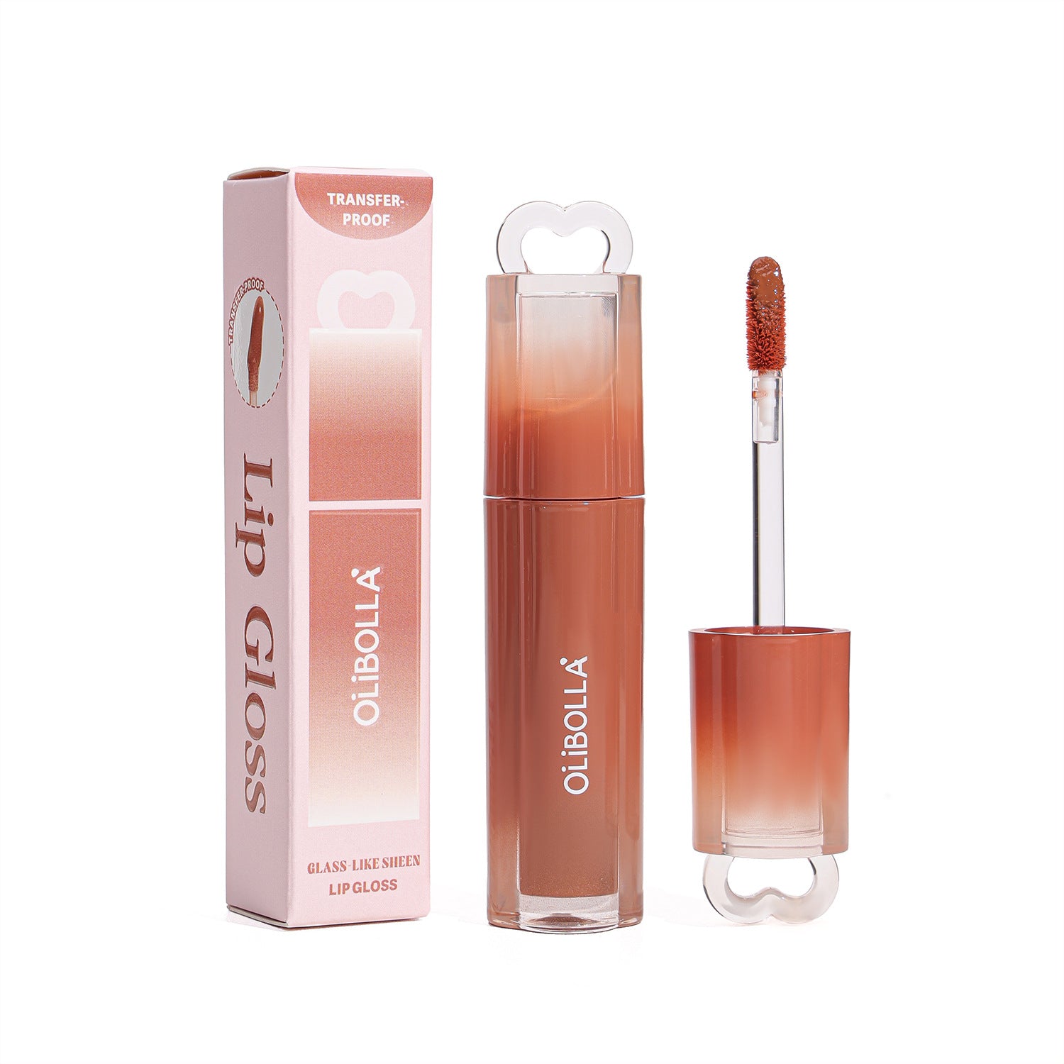 OLIBOLLA Mirror Gloss Lip Glaze Non-stick Liquid Lipstick