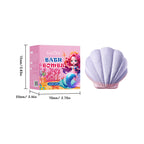 SADOER Shell Bath Salt Ball (Purple-Pink) 120g (sinking)