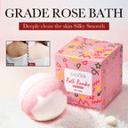 SADOER Rose Bath Salt Ball 100g (sinking)