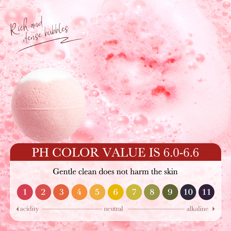 SADOER Rose Bath Salt Ball 100g (sinking)