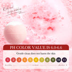SADOER Rose Bath Salt Ball 100g (sinking)