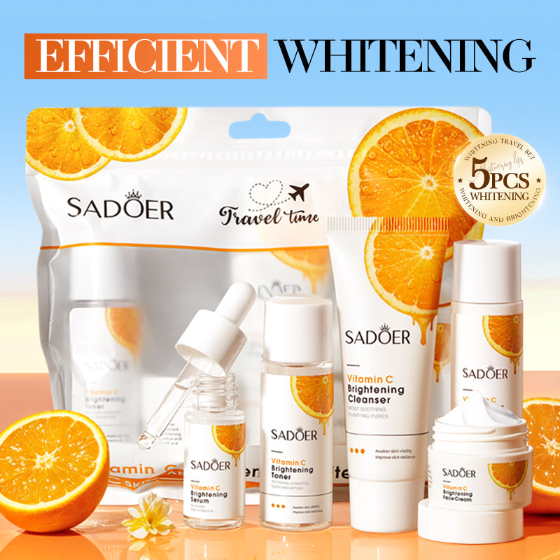 SADOER Vitamin C Brightening Travel Kit 30g+30ml+30ml+10ml+15g