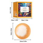 SADOER Orange Fragrance Bath Salt Ball (Orange-White) 100g (sinking)