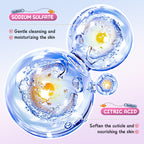 SADOER Peach Fragrance Bath Salt Ball (Red-White) 100g (sinking)