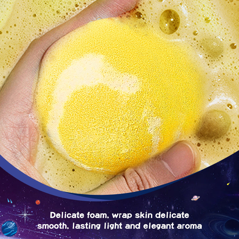 SADOER Planet Osmanthus Fragrance Bath Salt Ball 80g (floating)