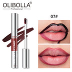 Olibolla 8 Colors Matte Lip Gloss Long-lasting Lip Liner