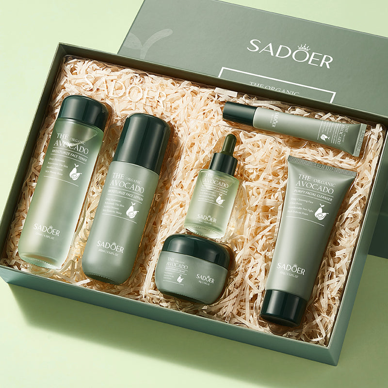 SADOER Avocado Series Moisturizing 6-Piece Set 100g+130ml+100ml+50g+30ml+20g