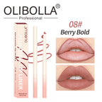 OLIBOLLA 8 Colors Matte Lip Liner Waterproof Long Lasting Lip Pencil