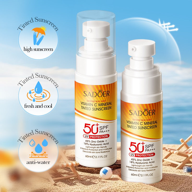 SADÖER VITAMIN C MINERAL TINTED SUNSCREEN EFFECT