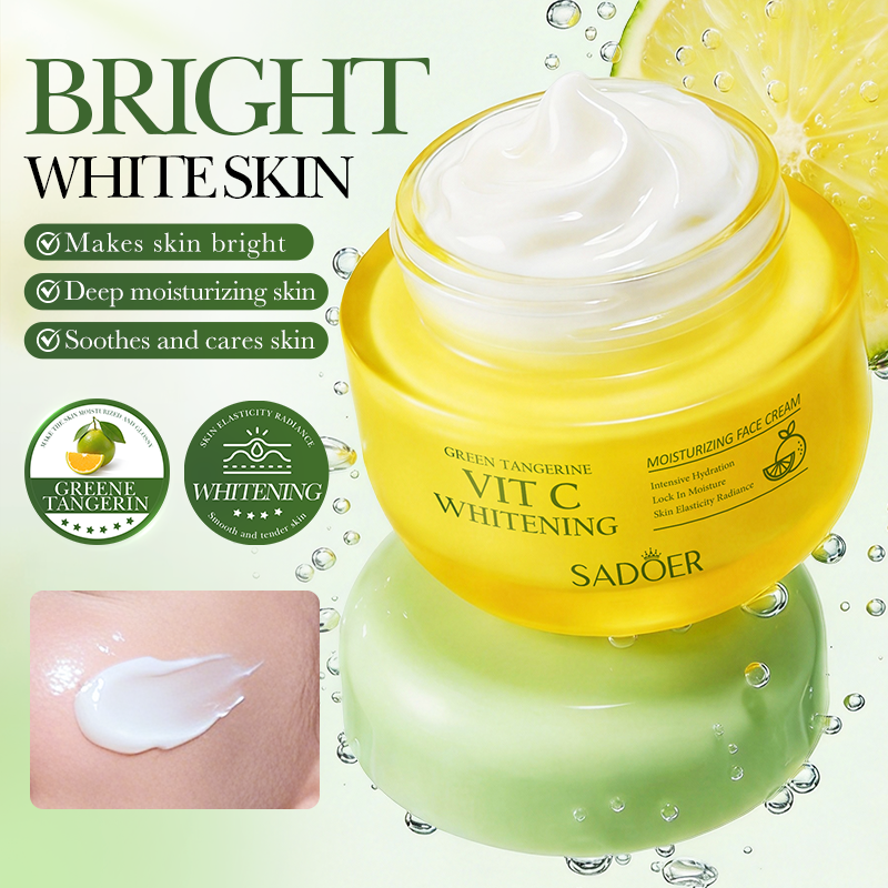 SADOER Green Tangerine VC Whitening Moisturizing Cream 50g